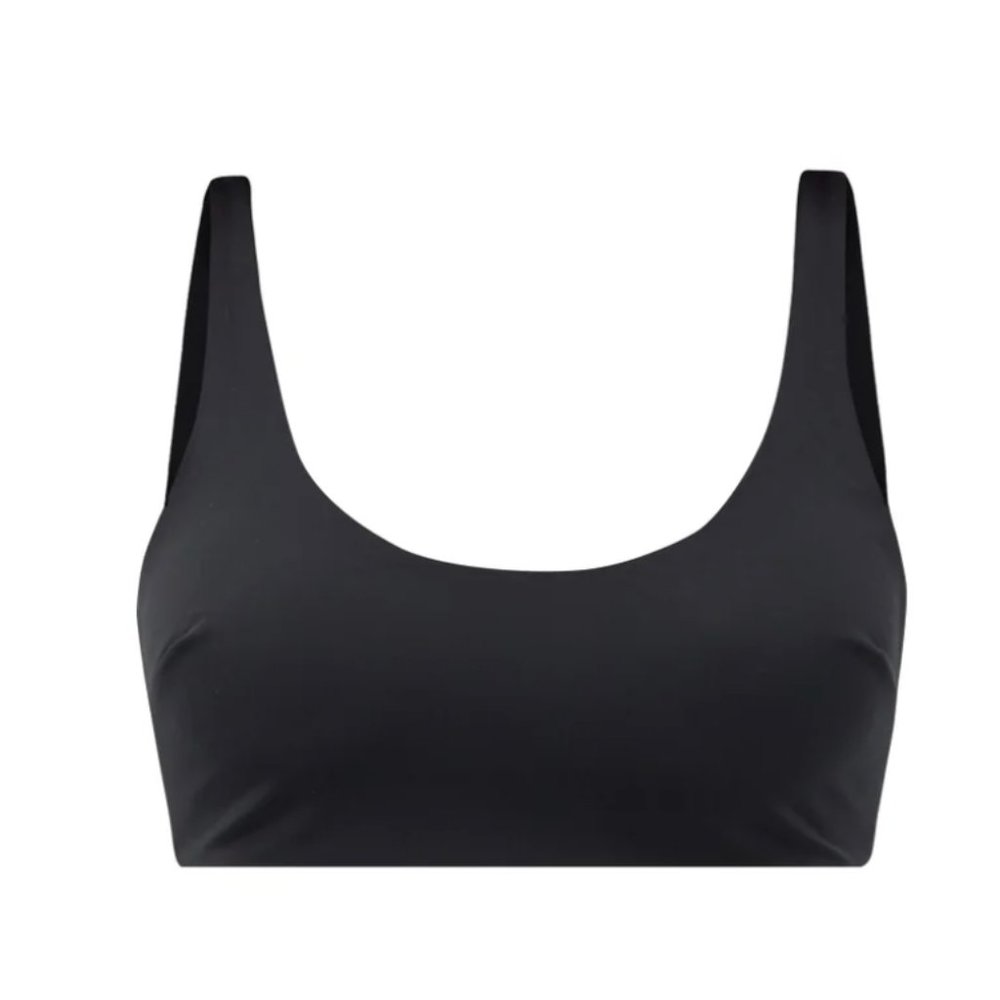 Mara Hoffman Lira Bikini Top Black M, NWT